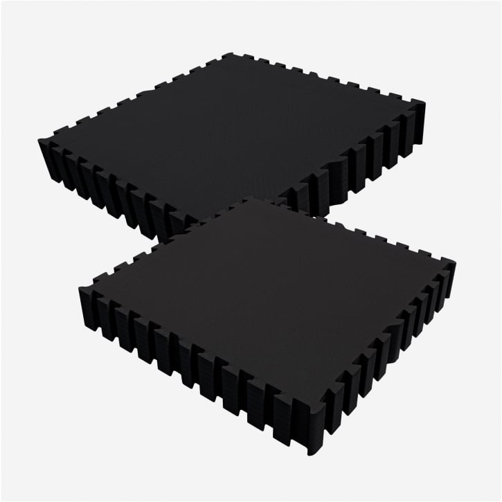 Gymgolv från Gorilla Sports - Svart - Puzzelbitar