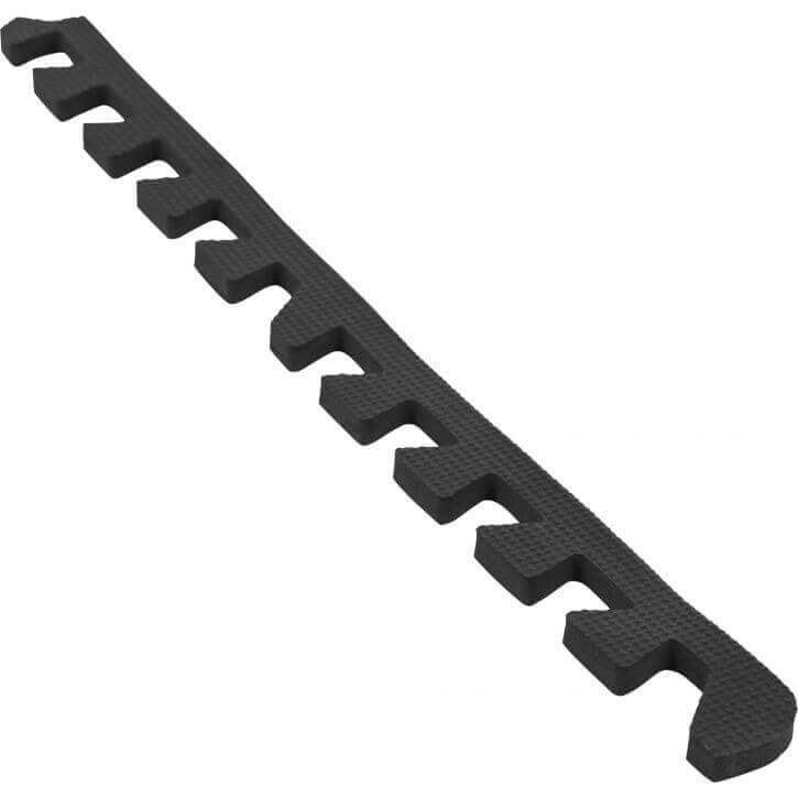 Gymgolv från Gorilla Sports - set 8 - Puzzel - Svart - Kantbit