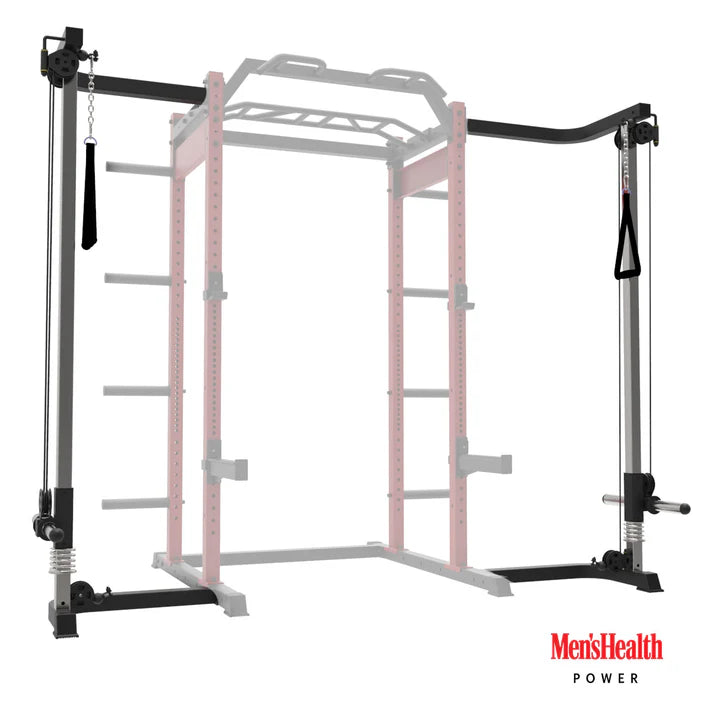Power Rack Cage Men's Health med kabelstation