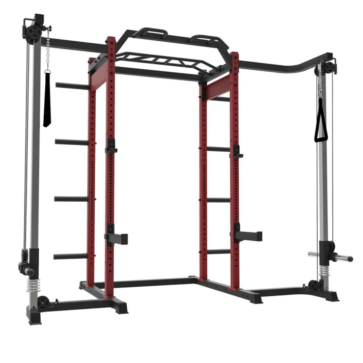 Power Rack Cage Men's Health med kabelstation