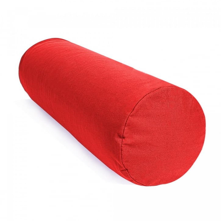 Röd yoga bolster från gorilla sports bild från sidan från Gorilla Sports