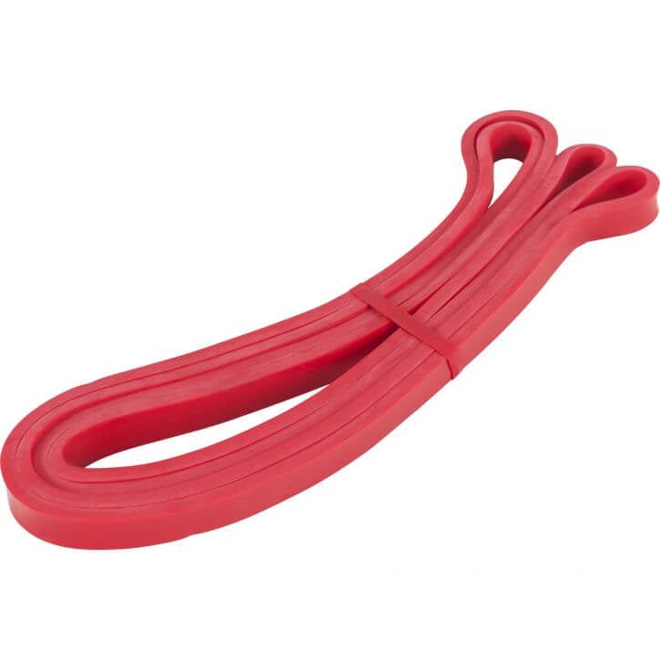 Rött gummiband från gorilla sports - långt gummiband, tunnt