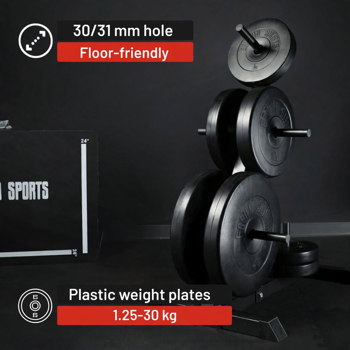 Vægtskiver BASIC 31 Mm Cement 1,25 Kg-15 kg
