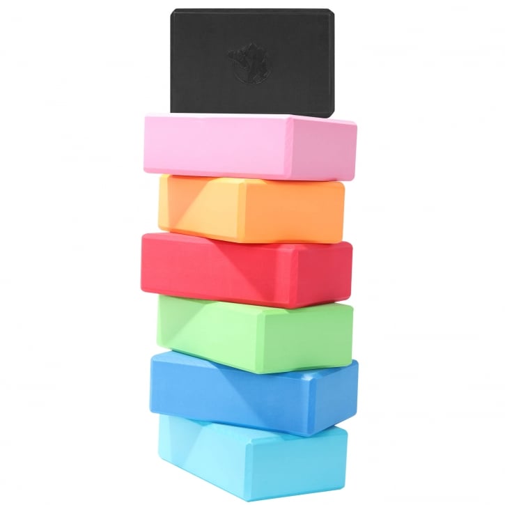 Yoga block från Gorilla Sports - Flera färger staplade från Gorilla Sports