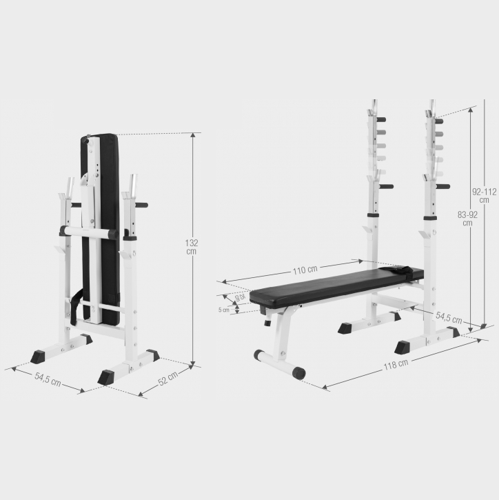 Bænkpres Sammenfoldelig