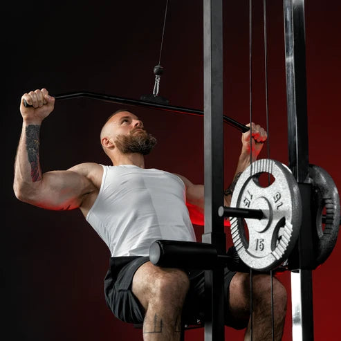 Træktorn Lat Pull Down Sort
