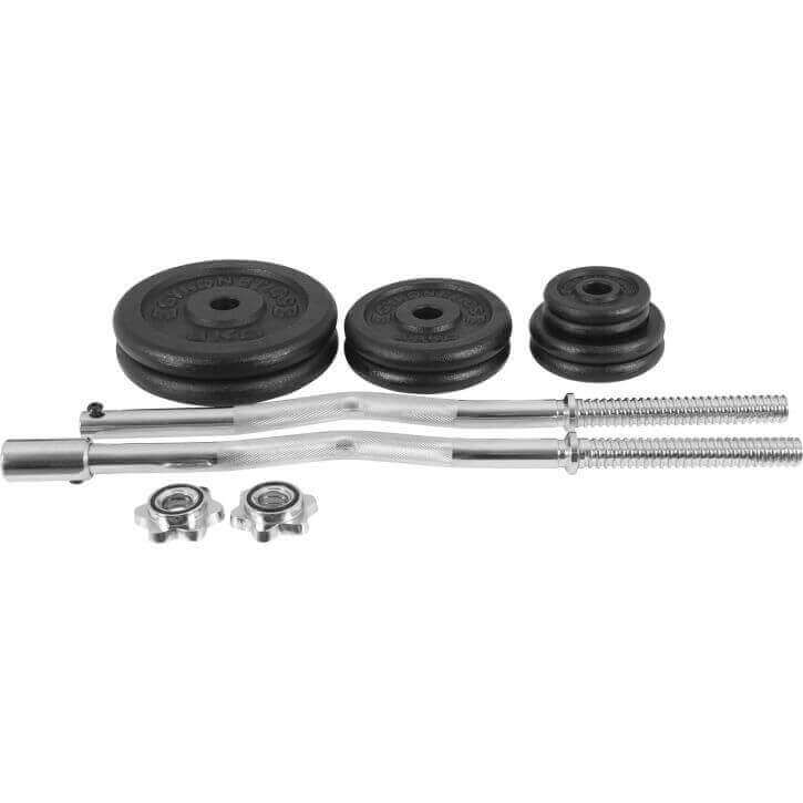 Curlstangspakke E Series 23,5 kg