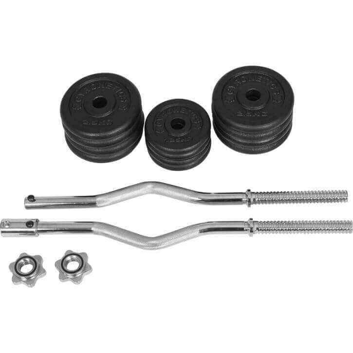 Curlstangspakke E Series 30 kg