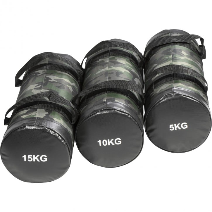 SANDSÆKKE CAMOUFLAGE 5 KG 10 KG 15 KG