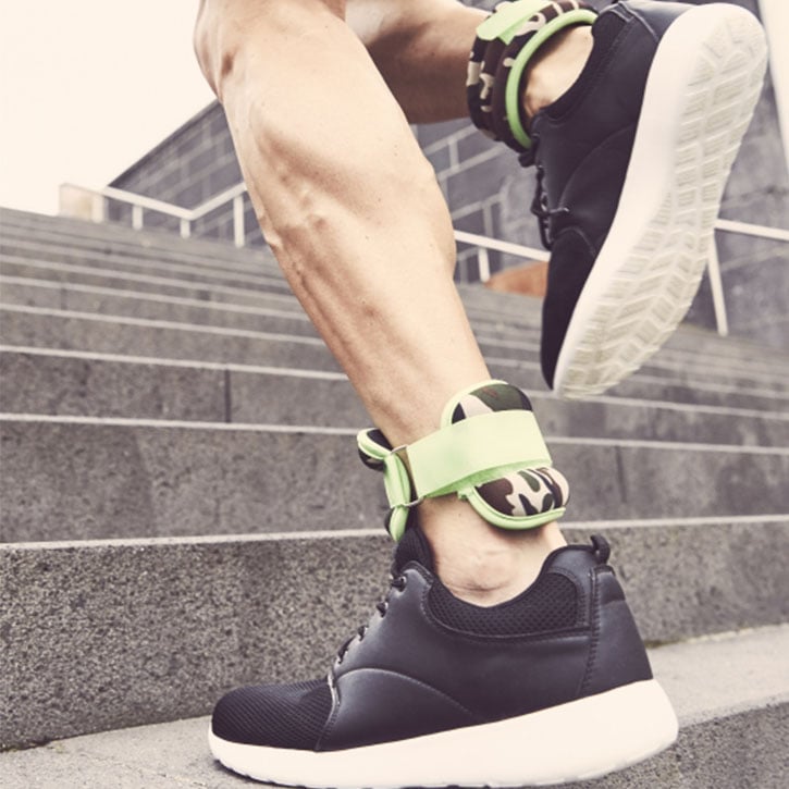 Handledsvikter Kamouflage 2x0,5-2x2 kg