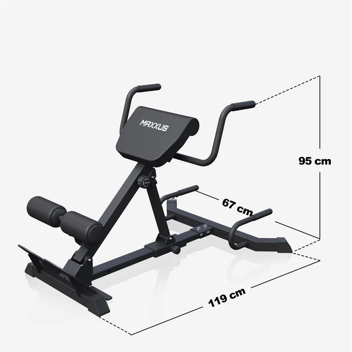 Ryg og Lændebænk MAXXUS Hyperextension Advanced