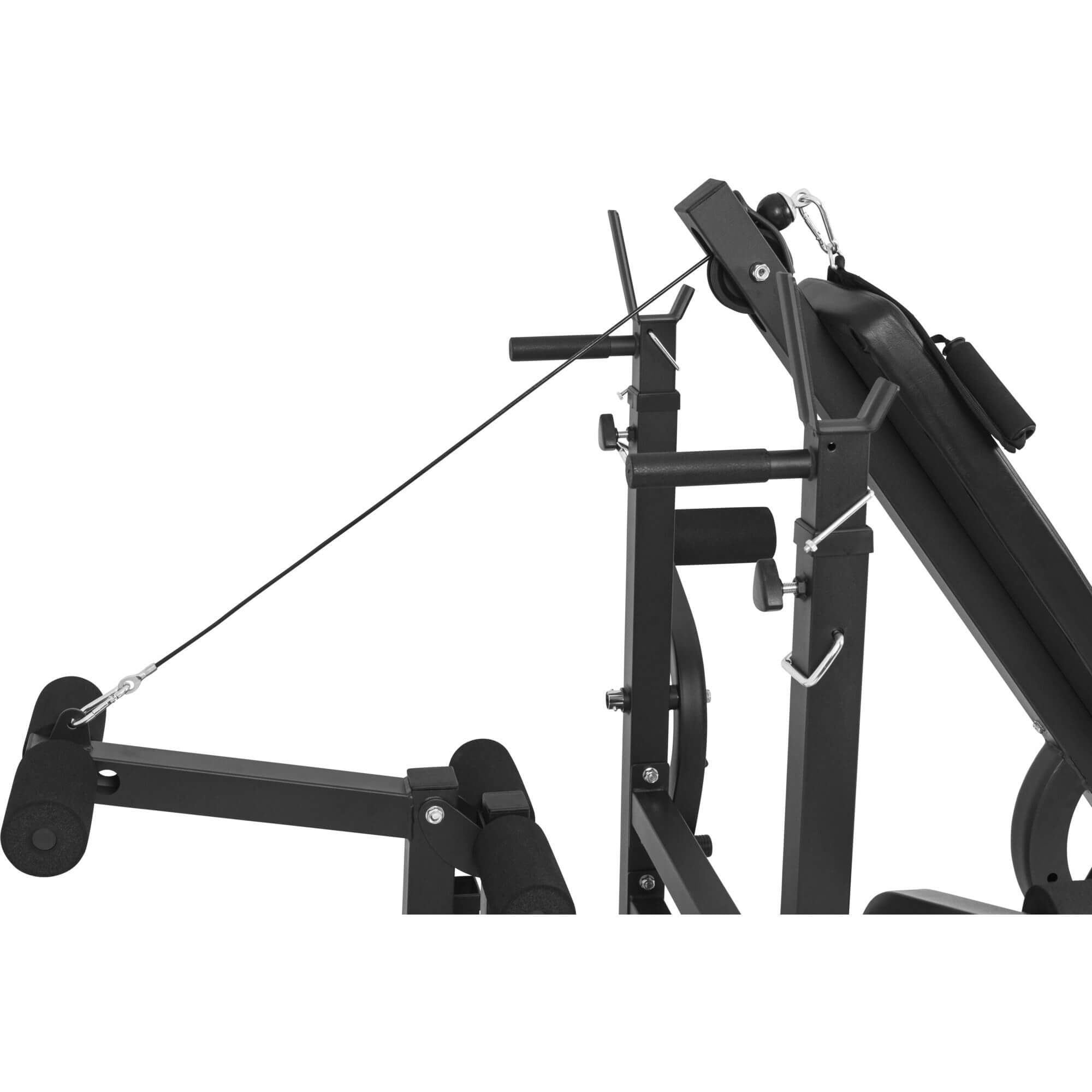 Multigym Basic Black 100 kg Vægtsæt Lats Gulv