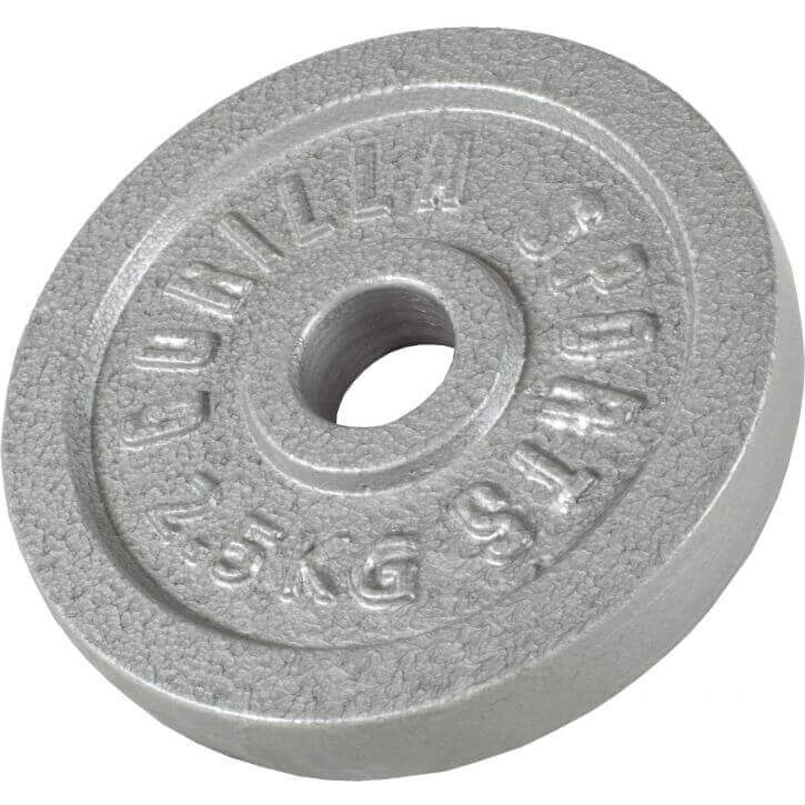 Vægtskiver IRON Silver 4x5 kg 2x2,5 kg 2x1,25 kg