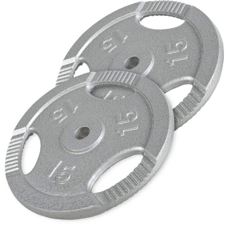Vægtskiver TRIGRIP Støbejern 2x15 kg från Gorilla Sports