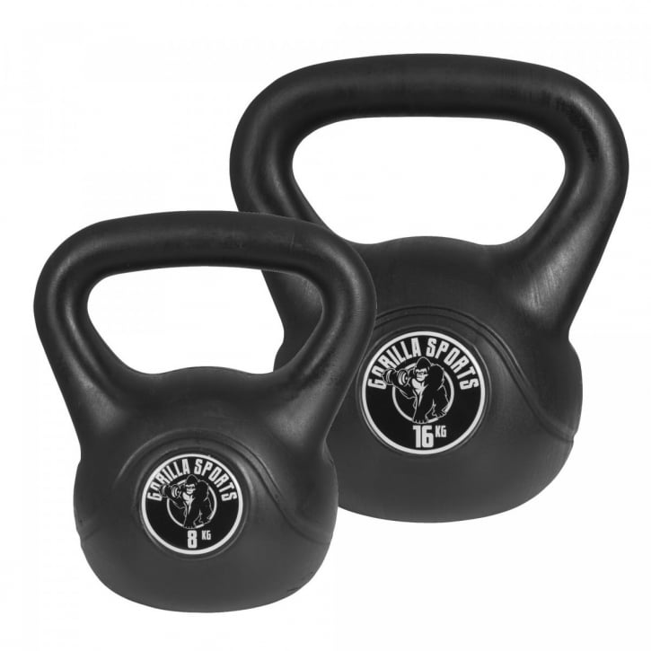 Kettlebell GS Sort Set 8 kg 16 kg