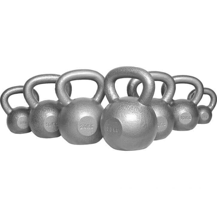 Kettlebellpakke IRON 144 kg (4-32 kg)