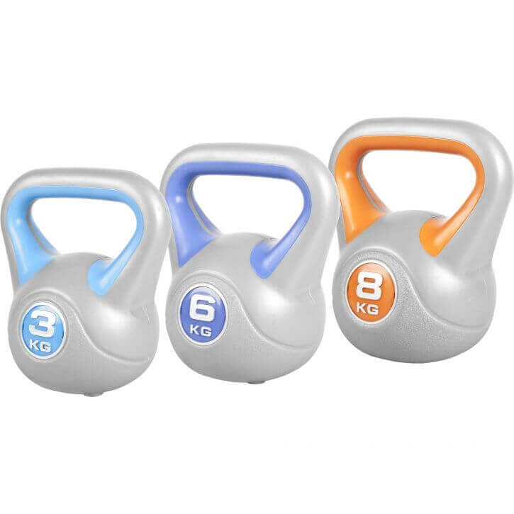 Kettlebell Fitness Pakke 3 kg 6 kg 8 kg