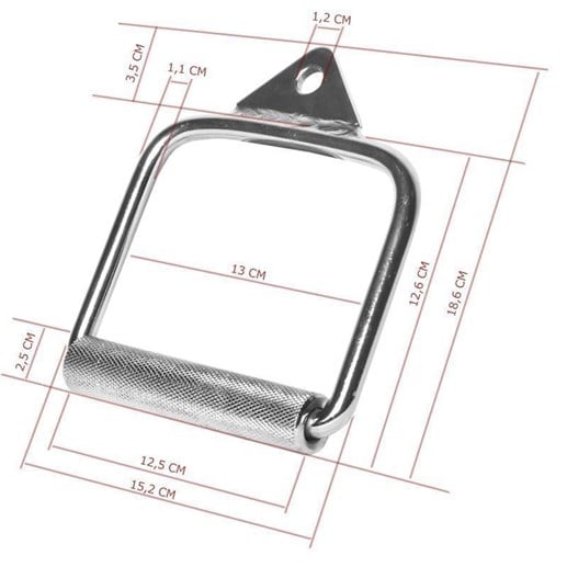 Enhånds Kabelhåndtag Lang 18 cm