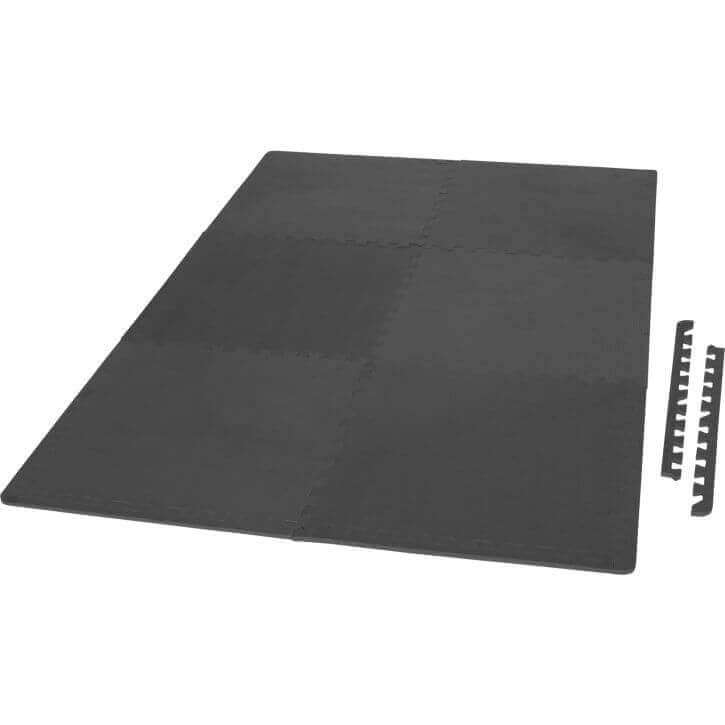 Multigym Basic Black 100 kg Vægtsæt Lats Gulv