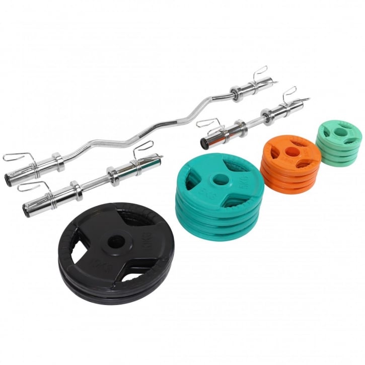 Curlstang Håndvægte TRIGRIP 50/51 mm 75 kg