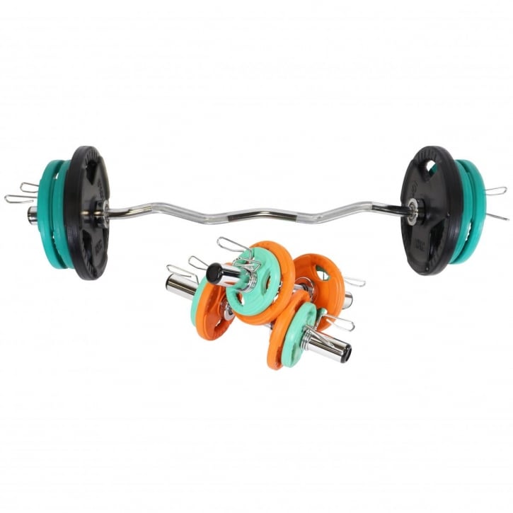 Curlstang Håndvægte TRIGRIP 50/51 mm 75 kg