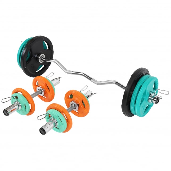 Curlstang Håndvægte TRIGRIP 50/51 mm 75 kg