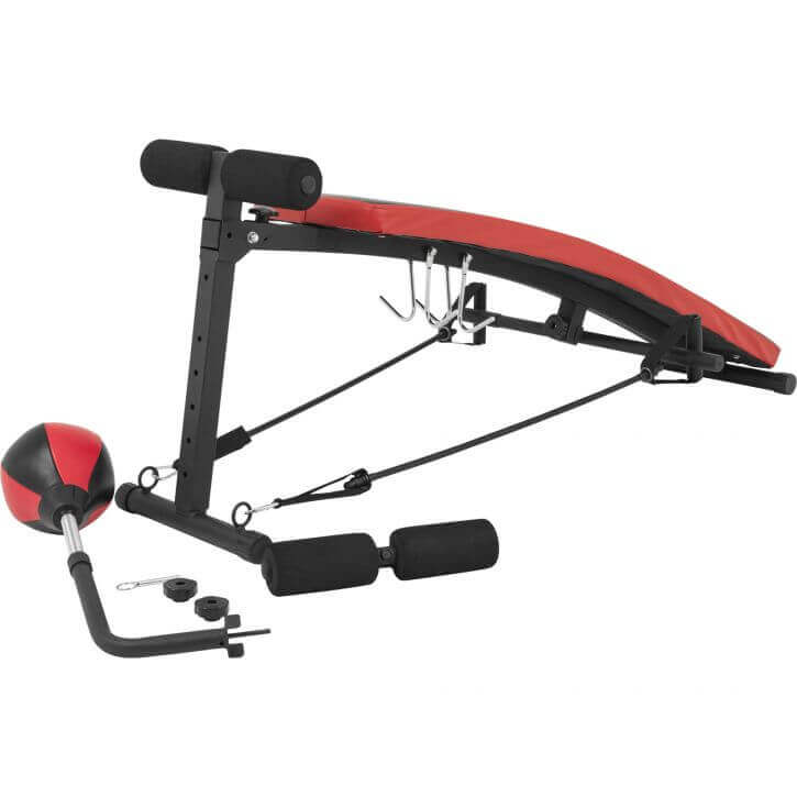 Sit Up Bænk Mavebænk Boksebold Gummibånd