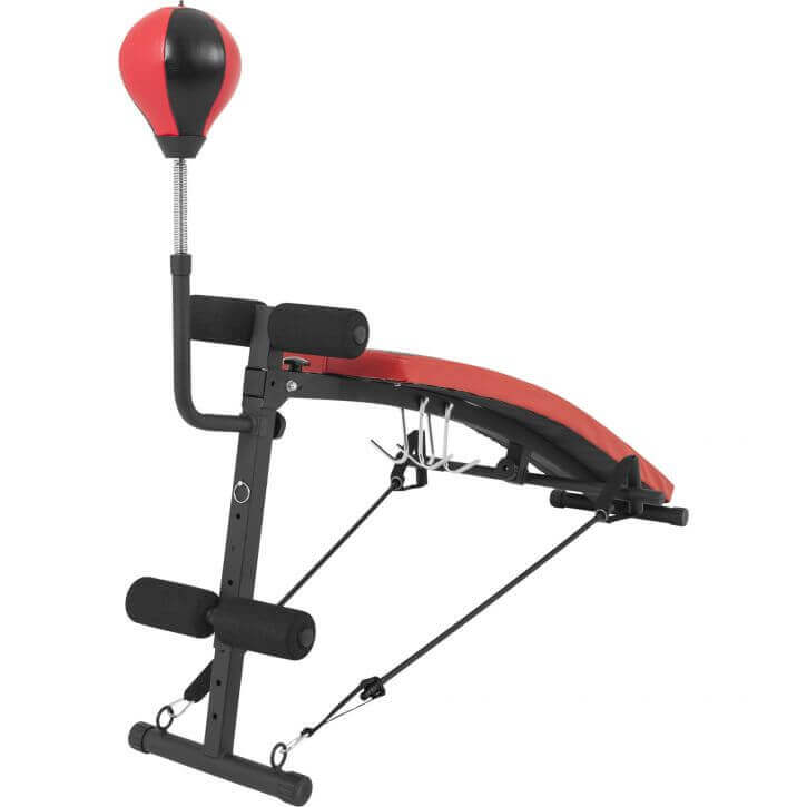 Sit Up Bænk Mavebænk Boksebold Gummibånd