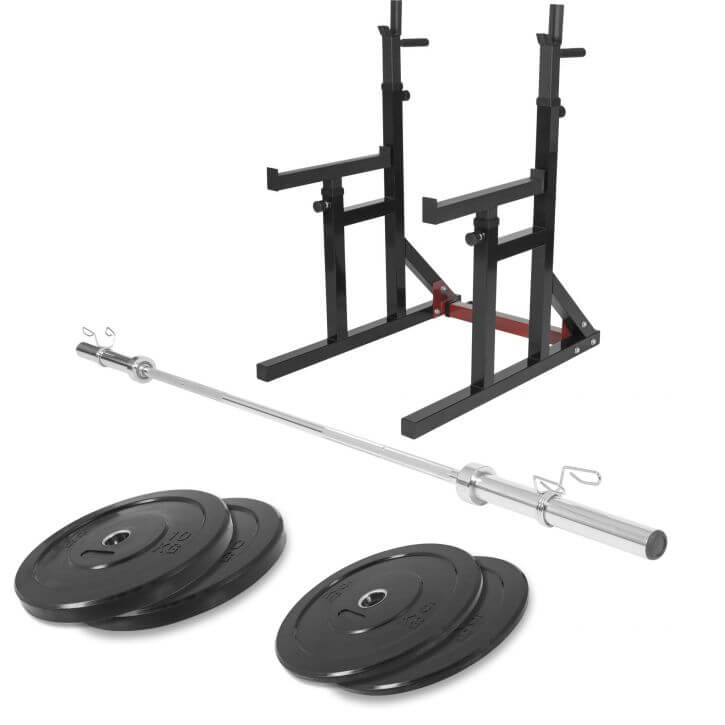 Squat Rack Pakke Vægtstang Vægtsæt 30/50 mm