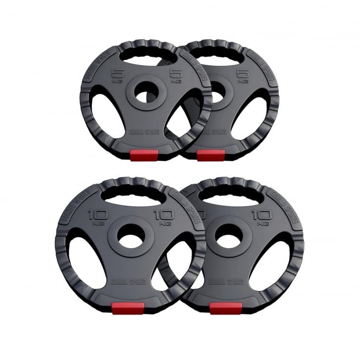 Vægtskiver PRO 51 mm Trigrip 2X5-2X10 kg