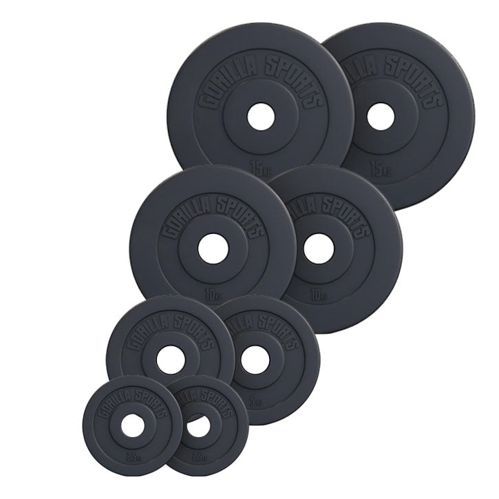 Vægtsskiver BASIC Cement 51 mm 2x2,5-2x15 kg