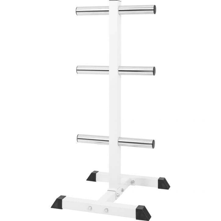 Vægtskivestativ Hvid Sort 50 mm