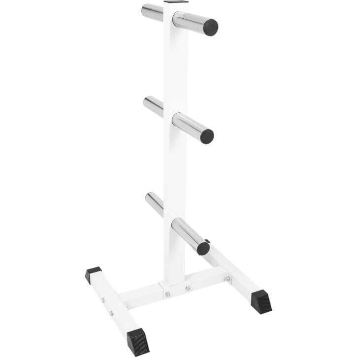 Vægtskivestativ Hvid Sort 50 mm