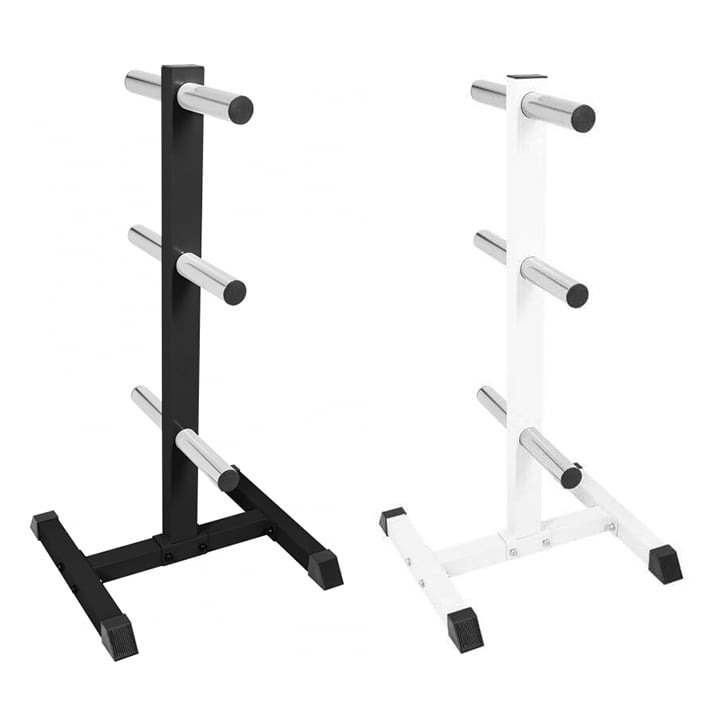 Vægtskivestativ Hvid Sort 50 mm