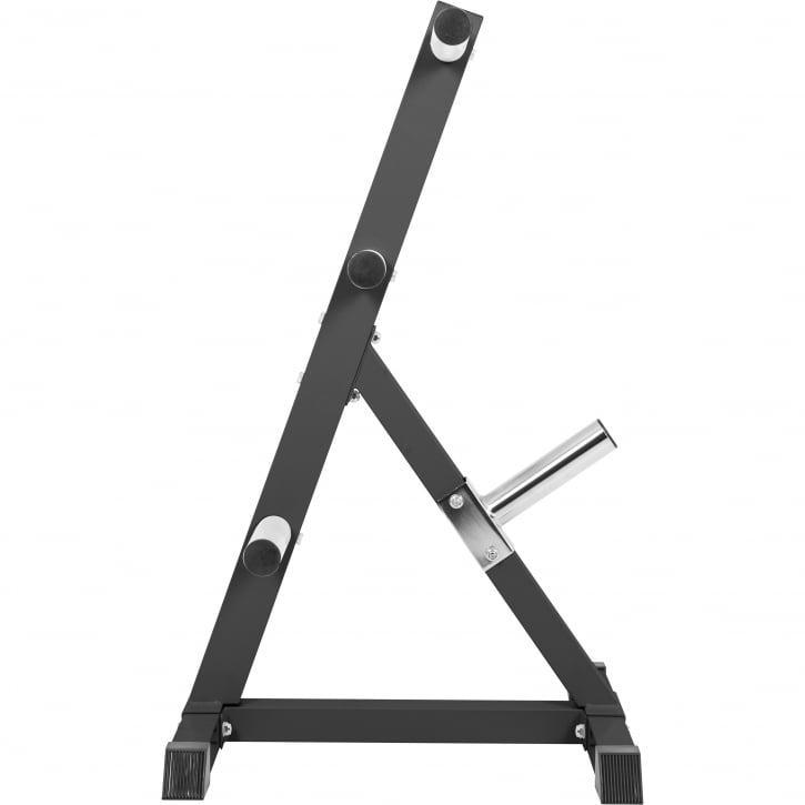 Vægtskivestativ Hvid Sort 7 Arme 50 mm