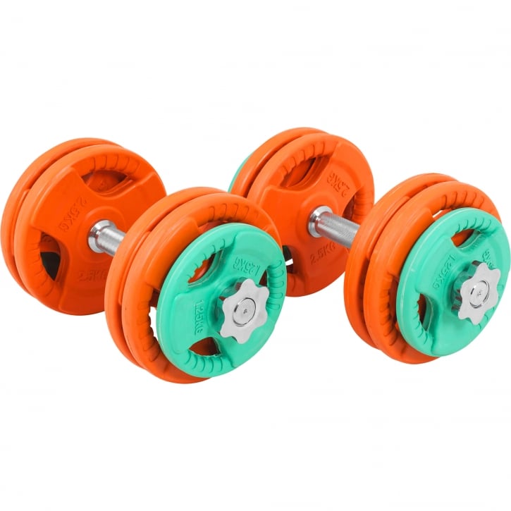 Håndvægte TRIGRIP 2x15 kg Skruelås