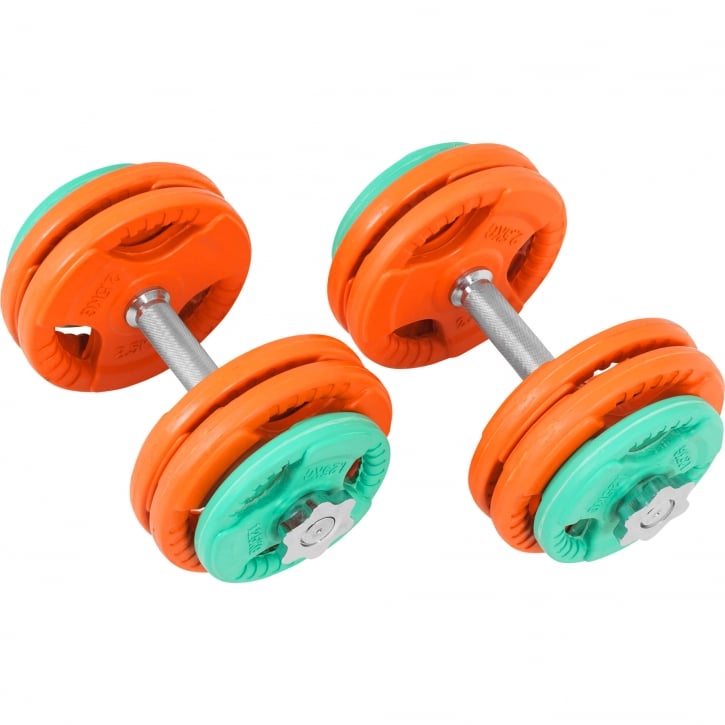 Håndvægte TRIGRIP 2x15 kg Skruelås