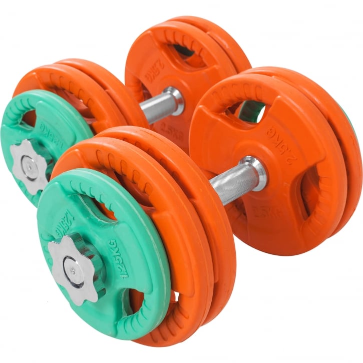 Håndvægte TRIGRIP 2x15 kg Skruelås