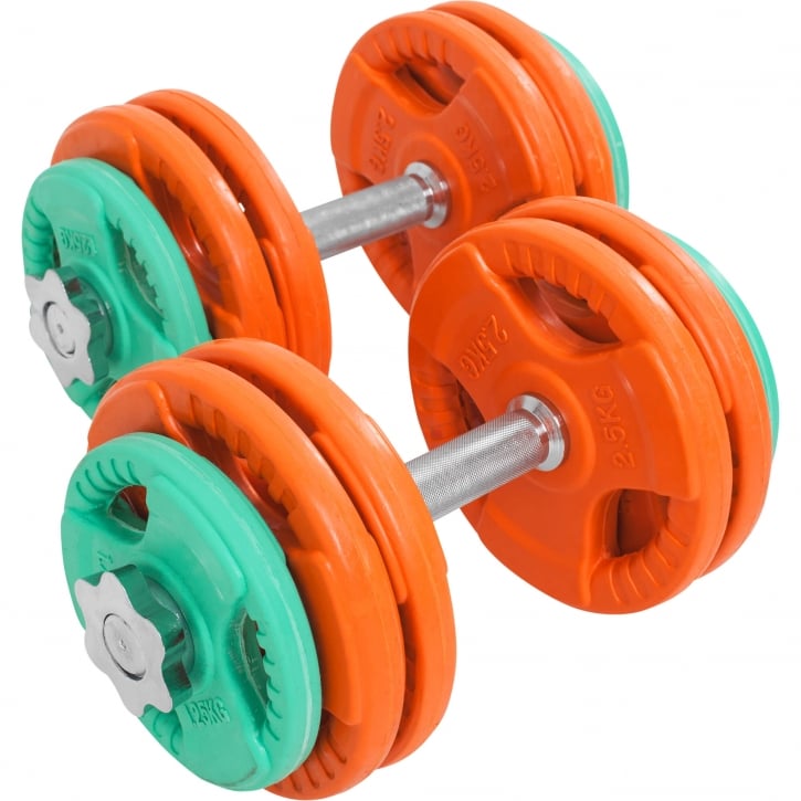 Håndvægte TRIGRIP 2x15 kg Skruelås