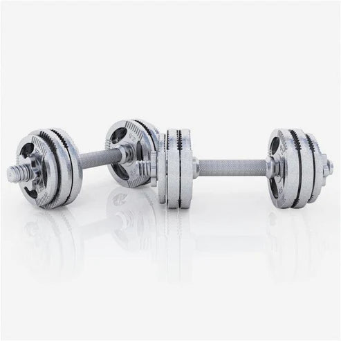 Håndvægte TRIGRIP Silver 2x15 kg från Gorilla Sports