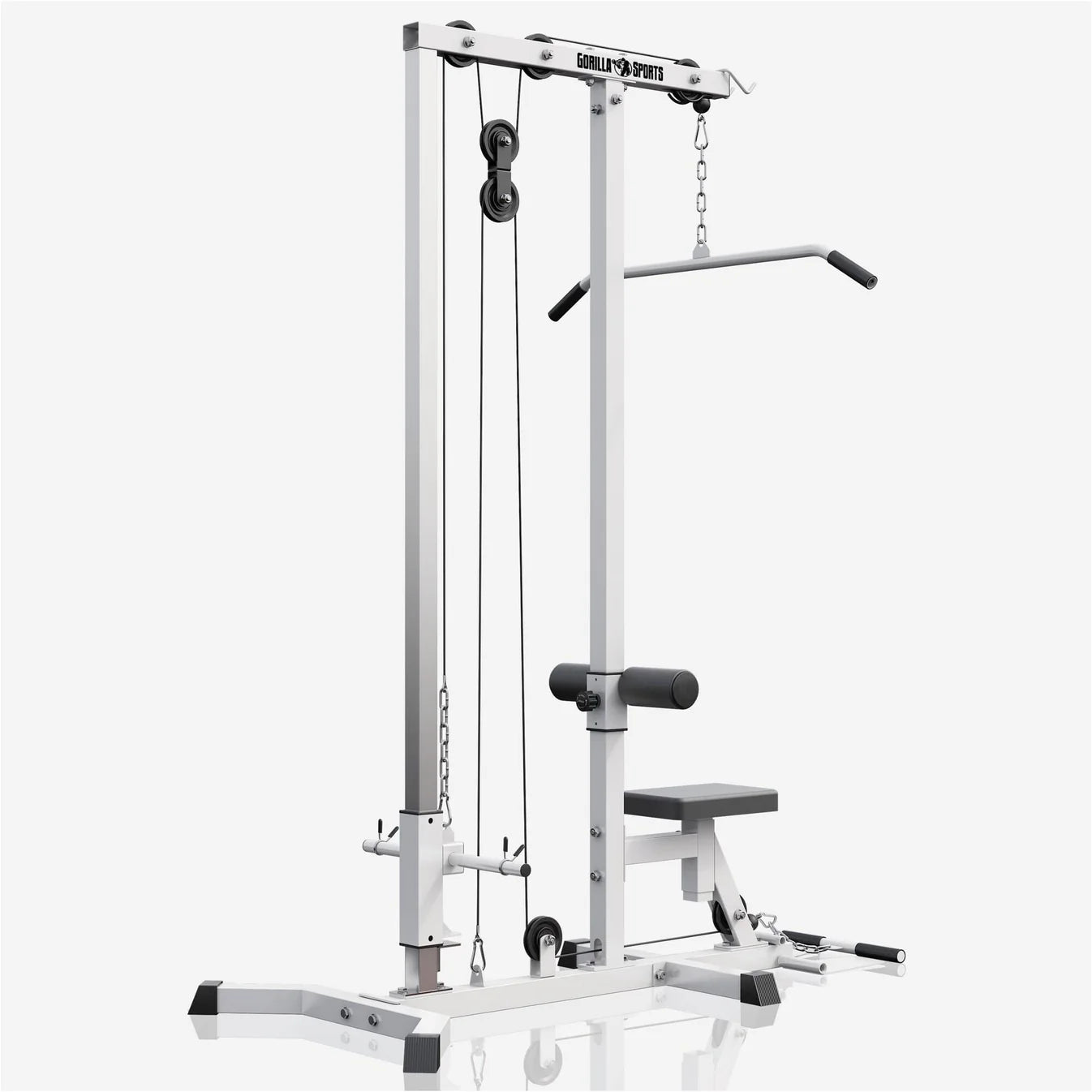 Træktorn Lat Pull Down Hvid