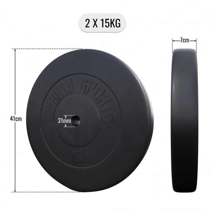 Vægtstang Håndvægte BASIC 100 KG