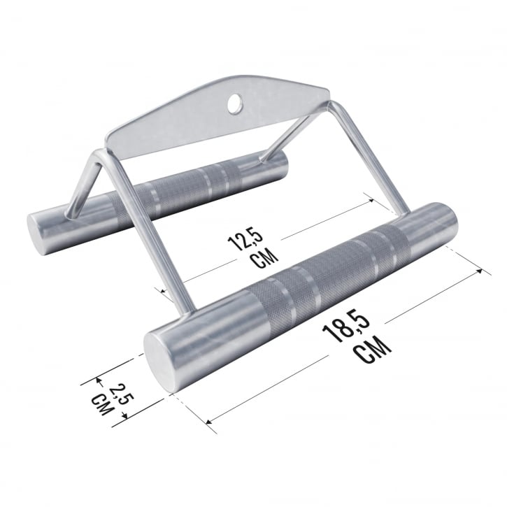 Rodhåndtag Parallel Row Bar 12 cm