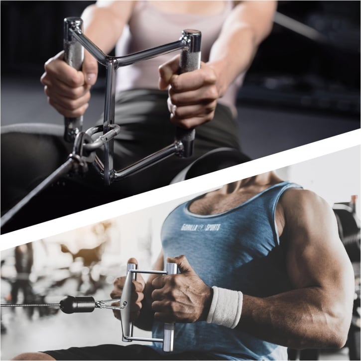 Rodhåndtag Parallel Row Bar 12 cm