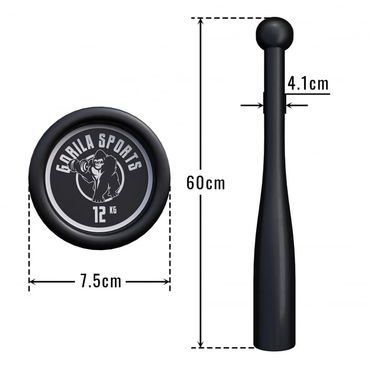 Indian Clubbell 2-20 Kg