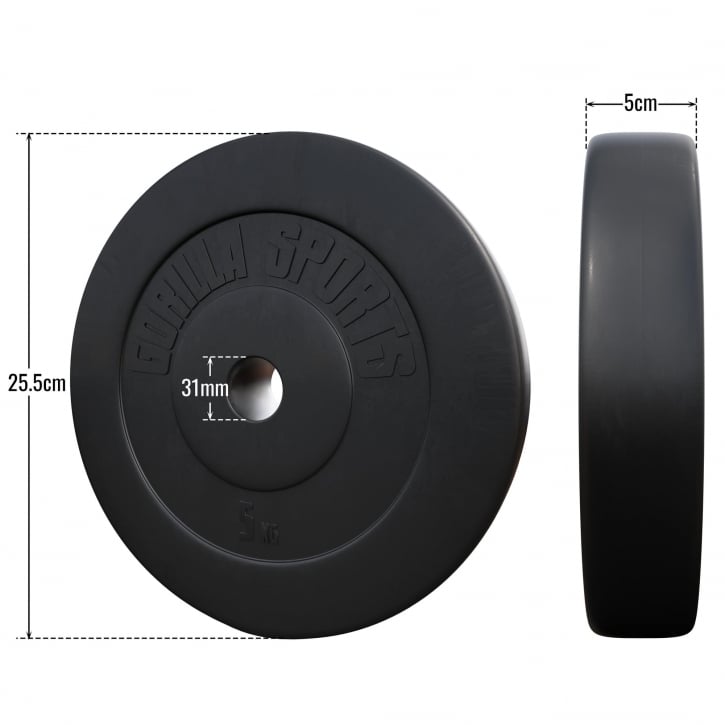 Vægtskiver BASIC 31 Mm Cement 1,25 Kg-15 kg