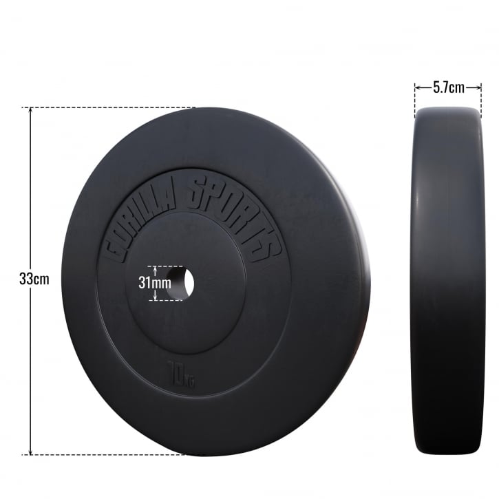 Vægtskiver BASIC 31 Mm Cement 1,25 Kg-15 kg