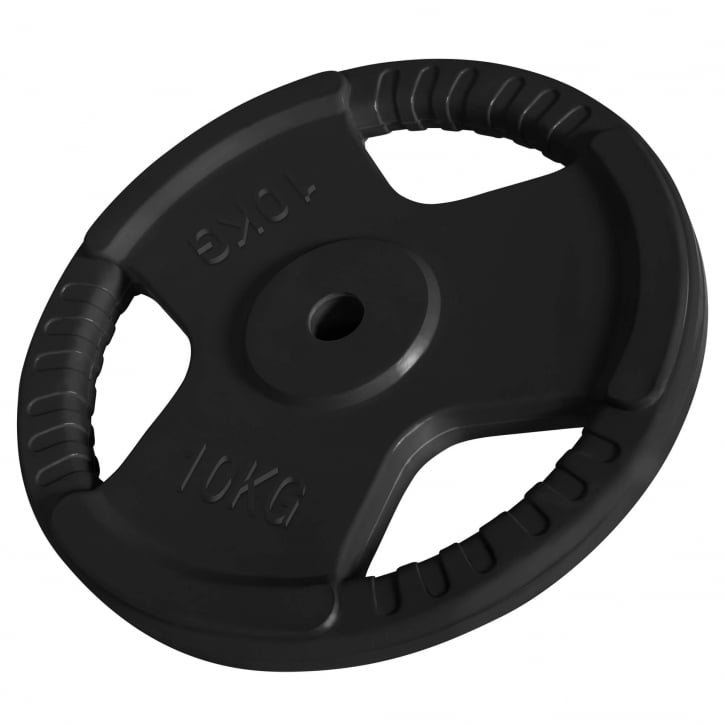 TRIGRIP viktskiva i järn med håldiameter 30mm - svart - 10kg