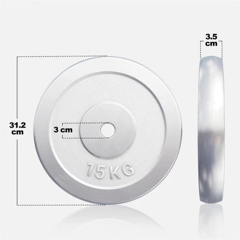 Vægtskiver CHROME 2x15 kg