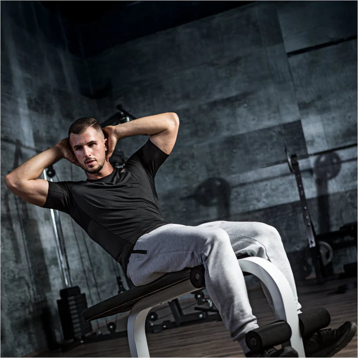 Mavebænk Robust Sit Up Sort